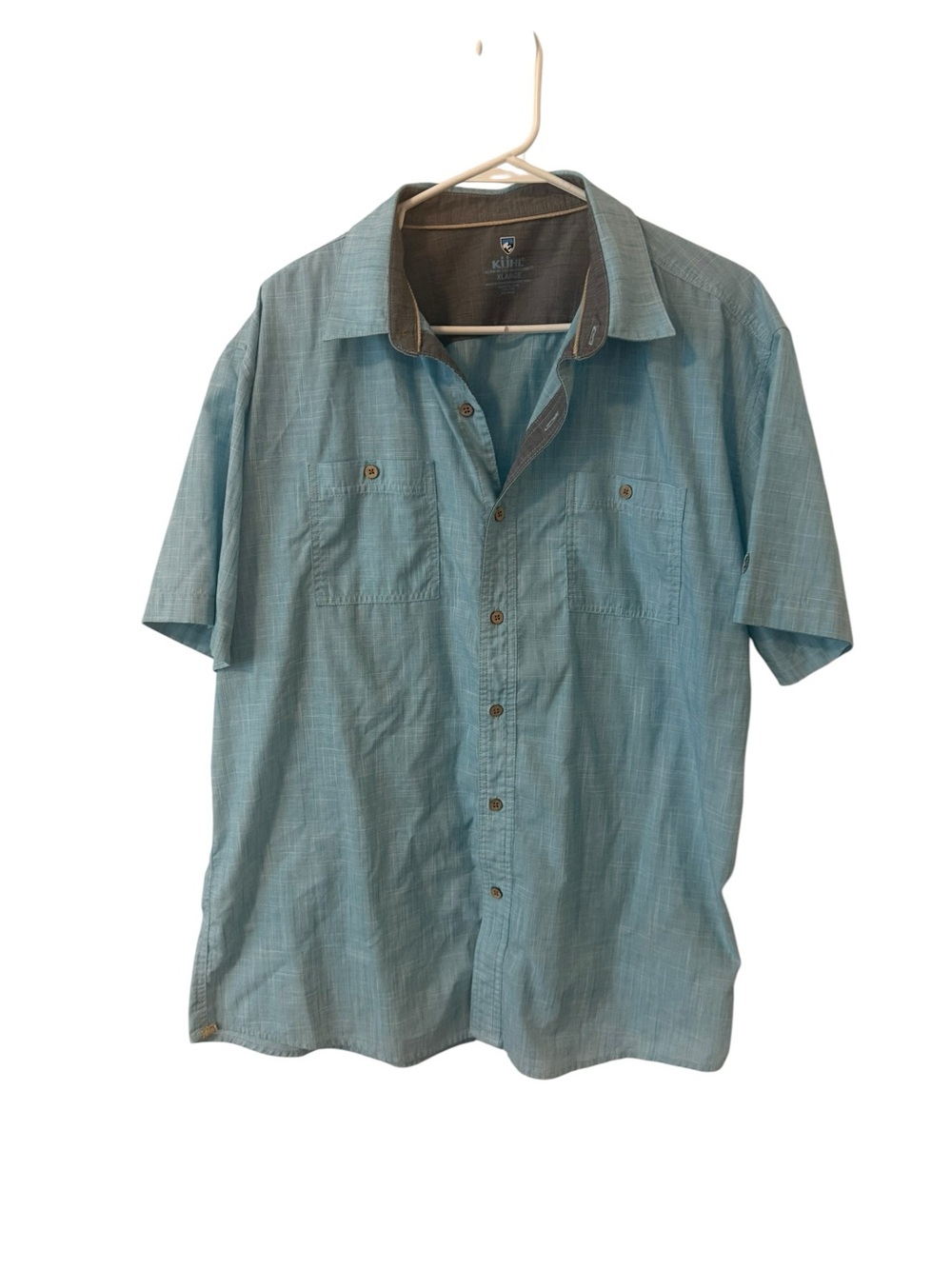 Kuhl Men's Short-Sleeve Casual Button-Up Shirt size XL